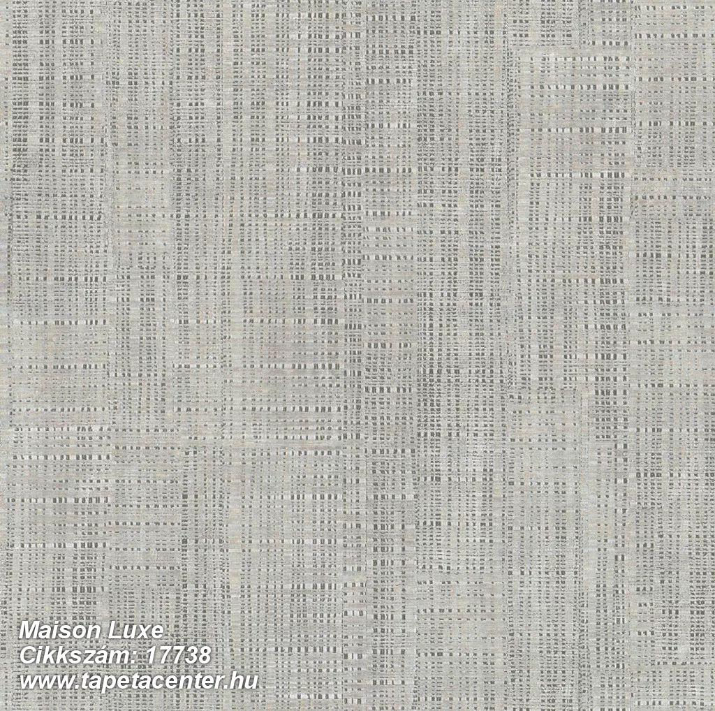 Textil hatású,textilmintás,szürke,illesztés mentes,súrolható,vlies tapéta 